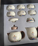 如瓷動(dòng)人汝窯茶具套裝泡茶器全套家用辦公室高檔禮盒送長(cháng)輩送領(lǐng)導年會(huì )禮品 海水江崖茶壺套裝+茶盤(pán)【禮盒裝】 10頭 曬單實(shí)拍圖