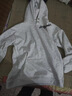 卡圖弛簡(jiǎn)約風(fēng)雙紐扣連帽衛衣男裝春季美式hiphop字母印花休閑百搭連帽衫 白灰色常規款 XL 【建議120-140斤】 曬單實(shí)拍圖