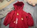 女童棉襖新年裝加厚外套2025秋冬新款洋氣兒童衣服小女孩加絨棉服 紅色 110 曬單實(shí)拍圖