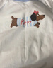 MQDMINI童裝女童長(cháng)袖T恤5A抗菌兒童t恤甜美百搭打底上衣 愛(ài)心狗 曬單實(shí)拍圖