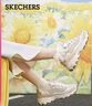 斯凱奇（Skechers）奶茶熊女鞋秋季厚底老爹鞋軟底百搭熊貓鞋休閑運動(dòng)鞋149238 曬單實(shí)拍圖