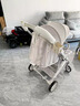智兒樂(lè )（wisesonle）嬰兒推車(chē)可坐可躺輕便折疊高景觀(guān)雙向寶寶車(chē) 極光灰 曬單實(shí)拍圖