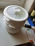 SuperBaby電煮鍋電奶鍋電鍋一體多功能陶瓷釉不粘鍋輔食鍋電蒸鍋燉蒸煮一體電熱鍋3-4人用3L大容量 3L 微電腦款（雙蒸籠） 曬單實(shí)拍圖