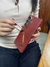 智父三星w26手機殼新款w26心系天下折疊屏保護套超薄全包防摔Galaxy zfold7高級電鍍真皮腕帶支架外殼 【丹曦紅】頭層牛皮*磁吸腕帶*旋轉支架 三星Galaxy W26 曬單實(shí)拍圖