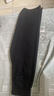 伊芙麗（eifini）蔣欣代言醋酸針織松緊腰百搭休閑褲冬季新款厚實(shí)直筒拖地褲 黑色小個(gè)子版 S /155/60A/ 曬單實(shí)拍圖