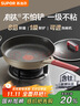 蘇泊爾有鈦不怕鏟健康不粘聚油煎鍋平底鍋28cm電磁爐燃氣通用易潔少油煙 曬單實(shí)拍圖