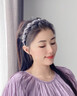 兩世歡高顱頂發(fā)箍女2026新款發(fā)帶高級感洋氣時(shí)尚壓發(fā)卡洗臉專(zhuān)用頭箍頭飾 黑色 曬單實(shí)拍圖
