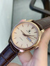 勞力士王子正品新款男士手表全自動(dòng)機械表時(shí)尚防水超薄真鉆高檔名牌進(jìn)口男表 玫瑰金白面 曬單實(shí)拍圖