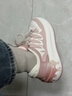 FILA斐樂(lè )女鞋運動(dòng)鞋2025秋季新款時(shí)尚蘿卜鞋厚底板鞋休閑鞋百搭小白鞋 奶白/煙玫瑰粉-GR 37.5 曬單實(shí)拍圖