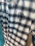 Teenie Weenie小熊女裝襯衫秋季棉學(xué)院風(fēng)休閑潮流格紋長(cháng)袖襯衣藏青 藏青色 S (160) 曬單實(shí)拍圖