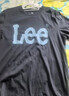 Lee商場(chǎng)同款25新品標準版圓領(lǐng)Logo印花男短袖T恤休閑 曬單實(shí)拍圖