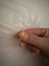 中國黃金（CHINA GOLD）黃金戒指女足金小方糖戒指開(kāi)口指環(huán)新年實(shí)用生日禮物送女友老婆 小方糖戒指 【托帕石】-免費刻字/賀卡 約1.4g 曬單實(shí)拍圖