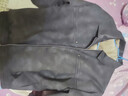班尼路（Baleno） S&K系列美式皮衣外套男款秋冬加絨加厚寬松休閑皮夾克機車(chē)服男生 黑色加絨【抗寒-加絨加厚】 XL 推薦【145斤-165斤】 曬單實(shí)拍圖