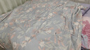 夢(mèng)潔家紡 60S純棉貢緞?dòng)』ㄋ募滋准?朵朵花林（灰）1.5米床 200×230cm 曬單實(shí)拍圖
