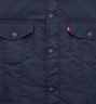 Levi's李維斯情侶同款士寬松復古工裝風(fēng)休閑簡(jiǎn)約輕薄棉服夾克外套 深藍 S 曬單實(shí)拍圖