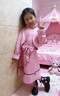女童連衣裙秋裝新款韓版冬季毛呢套裝兒童公主裙洋氣寶寶童裝裙子 62款粉色披肩+裙子 送帽子 130 碼身高115-125體重40-47斤 曬單實(shí)拍圖