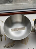 無(wú)印良品（MUJI）  不銹鋼 盆 餐具 家用揉面盆洗菜發(fā)面盆  和面盆 料理盆 銀色 M 直徑19*高8cm 4S 曬單實(shí)拍圖