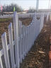 塑料柵欄花園護欄白色圍欄別墅農村庭院家用菜園校園插地籬笆圍檔 歐式插地53高X80長(cháng)(1個(gè)) 曬單實(shí)拍圖