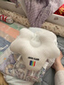 盟石（cute stone）定型枕頭嬰兒0-6個(gè)月睡圓頭嬰兒枕頭0-1歲糾正偏頭型新生兒童枕頭 白藍 【0-6個(gè)月】10A抗菌-涼暖雙面 0-2歲寶寶定型枕頭可機洗 曬單實(shí)拍圖