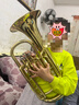 Bunisi立鍵降B調次中音號上低音號抱號運福來(lái)巴立東三扁鍵次中音 四扁鍵 三立鍵次中音號 曬單實(shí)拍圖