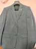 羅蒙（ROMON）輕熟風(fēng)休閑大碼西服套裝男韓版修身兩?？廴淄ㄇ谏虅?wù)小西裝潮 深灰色【西裝+馬甲+西褲】 2XL (建議135-145斤內) 曬單實(shí)拍圖