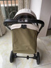 InnoTruth輕羽嬰兒車(chē)睡籃推車(chē)二合一0-3歲用可折疊輕便可坐可躺帶減震0至6 4代青芥綠【二合一】推車(chē)+睡籃 曬單實(shí)拍圖