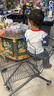 吉品帝超市購物車(chē)渠道理貨車(chē)便利店買(mǎi)菜大號專(zhuān)用商場(chǎng)小手推車(chē) 100升高配 灰色80黑鉆4寸PU輪 曬單實(shí)拍圖