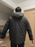 CARE OF LORD 探險家系列 金標Primaloft男士冬季重磅連帽棉服8616 黑色 L 曬單實(shí)拍圖