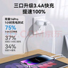 科沃充電頭3.4A三口USB充電器插頭兼容5V2A/1A多口孔快充適用于蘋(píng)果17華為小米三星安卓手機平板通用 曬單實(shí)拍圖