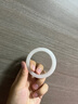 禾玉天然金絲玉手鐲 寬扁條羊脂白玉石女款玉鐲子送媽媽母親節(jié)日禮物 內徑58-59mm帶檢測證書 曬單實拍圖