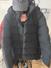 比音勒芬【小松面料】冬季男士休閑舒適輕盈蓬松保暖連帽白鵝絨羽絨服男 07黑 XL 曬單實(shí)拍圖