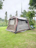 牧高笛（MOBIGARDEN）假日山居5.9 戶(hù)外露營(yíng)屋型大空間防雨防曬速開(kāi)帳篷 【黑膠版】假日山居5.9/松露棕 曬單實(shí)拍圖