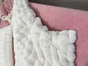 法·瑪莎 FAV MARTHA德國秋冬雙面牛奶珊瑚絨床上四件套加厚加絨被套法蘭兔毛絨床 泡泡-奶白粉【無(wú)靜電 不掉毛】 床單款 2.0米床加厚兔毛絨四件套-220*240 曬單實(shí)拍圖