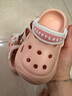 土豆屋兒童拖鞋小孩軟底室內外防滑夏涼拖男女童寶寶洞洞鞋 兔150碼 曬單實(shí)拍圖