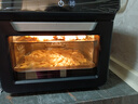 空氣炸鍋烤箱家庭用微波爐烘烤一體多功能電炸鍋可視不翻面 黑色升級[智能屏+多層可視烤] 28L 曬單實(shí)拍圖