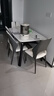 帕沙曼國貨補貼微晶石餐桌椅現代簡(jiǎn)約家用小戶(hù)型伸縮折疊可變圓桌 6124Y 1.4米餐桌6124Y+4張餐椅6106Y 曬單實(shí)拍圖