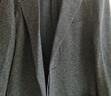 優(yōu)衣庫男裝女裝絨面針織茄克/西裝外套夾克481006 08 深灰色 L /175/100A 曬單實(shí)拍圖