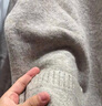 優(yōu)衣庫男女裝souffle?yarn舒芙蕾針織開(kāi)衫/毛衣毛衫25新款480023 08 深灰色 L 曬單實(shí)拍圖