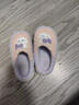 【全網(wǎng)爆款】?jì)和尥闲信ㄍ蓯?ài)秋冬季家用新款厚底保暖寶寶 升級版西瓜紅兔子拖鞋 35-36 (內長(cháng)21CM適合9-10周歲) 曬單實(shí)拍圖