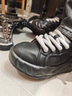 莎萊茜（SALAXI）2025秋冬新品阿帕奇高級情侶面包鞋厚底增高低幫休閑板鞋男女同款 黑色 40 【男款】 曬單實(shí)拍圖
