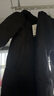波司登（BOSIDENG）于適同款25新款羽絨服男女同款情侶長(cháng)款寬松舒適連帽面包服外套 黑色|8056 XL 175/96A 體重約140-155斤 曬單實(shí)拍圖