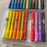 得力（deli）24色圓桿食品級水溶性旋彩棒可水洗不臟手蠟筆炫彩棒幼兒畫(huà)畫(huà)色畫(huà)女孩兒童禮物熱門(mén)商品 曬單實(shí)拍圖