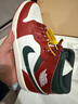 Jordan男AJ1小芝加哥配色 JORDAN 1中幫運動(dòng)休閑鞋DQ8426-105白紅42 曬單實(shí)拍圖