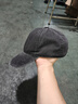 馬登工裝陳桂林同款磨毛棒球帽美式休閑水洗做舊可調節鴨舌帽男女 隕石灰 均碼 F（頭圍56-59cm） 曬單實(shí)拍圖