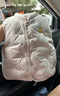 巴拉巴拉寶寶馬甲外穿冬裝男童背心羽絨服輕量保暖兩面穿時(shí)尚帥氣 淺駝50017 80 曬單實(shí)拍圖