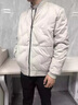 八只猴子（EIGHTMONKEYS）羽絨服男冬季新款棒球領(lǐng)白鴨絨休閑保暖防寒外套男 高檔白色(現貨速達) M 170(現貨速達) 曬單實(shí)拍圖