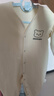 小三月嬰兒衣服秋冬加絨男女寶寶一體絨保暖奧粒絨無(wú)骨連體衣中厚嬰幼兒 AL115小熊米白 73cm 建議12-16斤 曬單實(shí)拍圖