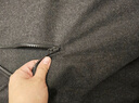 優(yōu)衣庫合作款男裝女裝絨面針織半拉鏈套頭衫長(cháng)袖25秋冬新款479849 08 深灰色 L /175/100A 曬單實(shí)拍圖