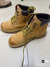 駱駝（CAMEL）【王俊凱同款】馬丁靴男鞋秋冬2025新款大黃靴女戶(hù)外工裝登山靴子 G13W379132 金黃色 41 曬單實(shí)拍圖
