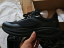 特步[范丞丞同款]后盾跑步鞋男夏季新品輕便減震網(wǎng)面透氣跑鞋女跳繩鞋 黑/煤黑【潛力黑馬-男】 43 (270mm) 新砝碼43 曬單實(shí)拍圖